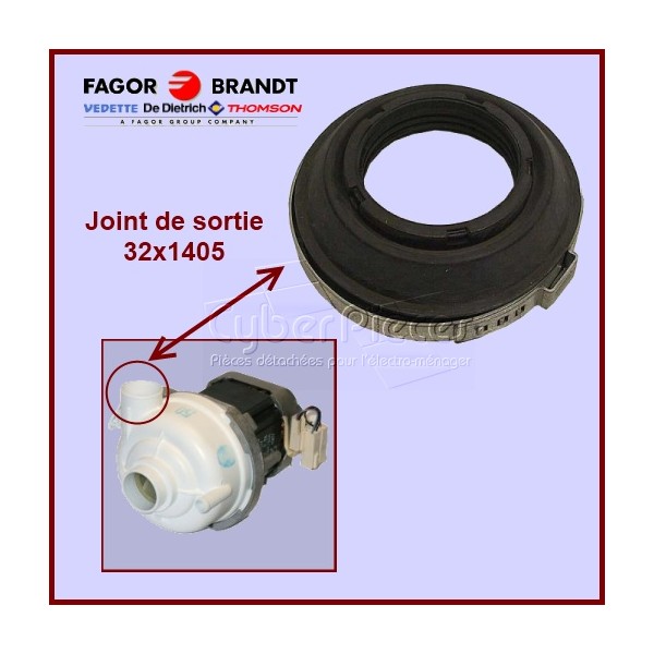 Pièce détachée Joint torique d=21,5 32X2500 Lave-vaisselle - Brandt