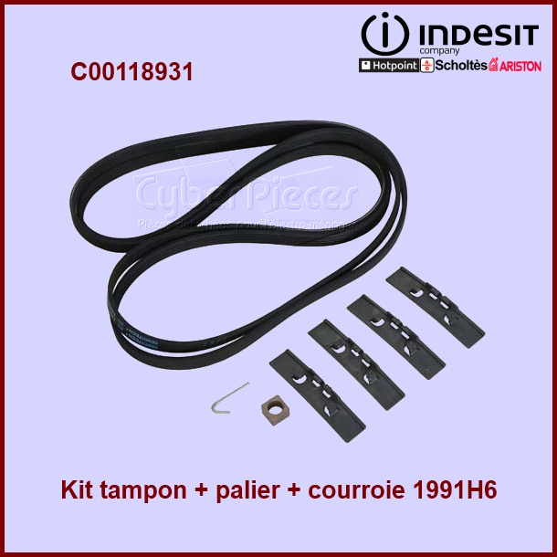 Kit tampon + palier + courroie 1991 H6 - C00118931