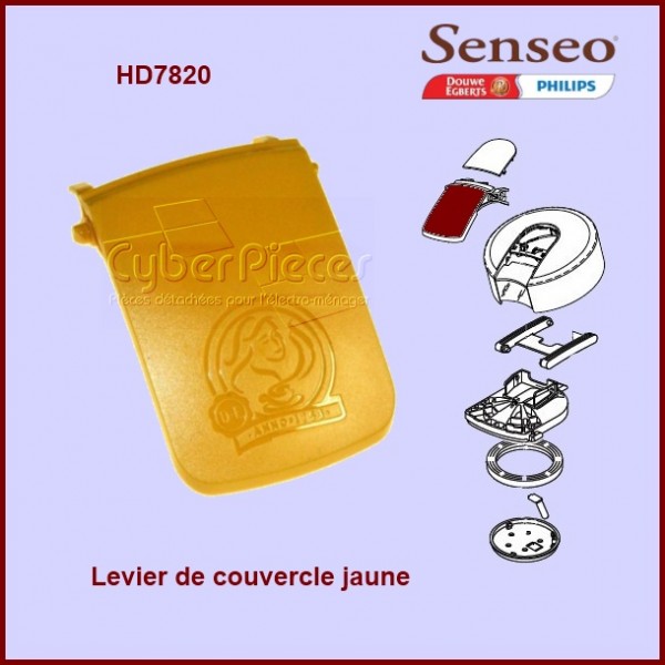 Levier de couvercle Senseo - 422224766131 - Machine à dosettes