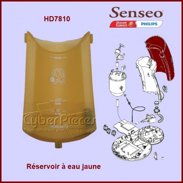RESERVOIR SENSEO JAUNE HD7825/A
