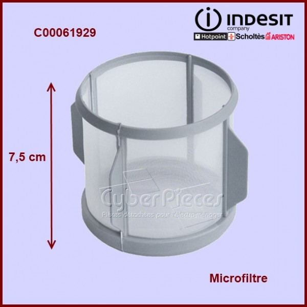 00645038 Micro-filtre pour lave vaisselle bosch siemens