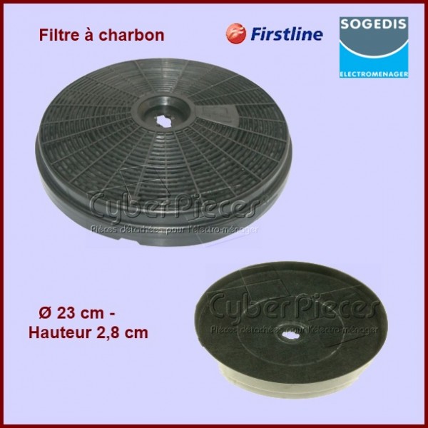 Filtre à charbon D210 Wpro - Hotte aspirante - Cuisson/Filtres