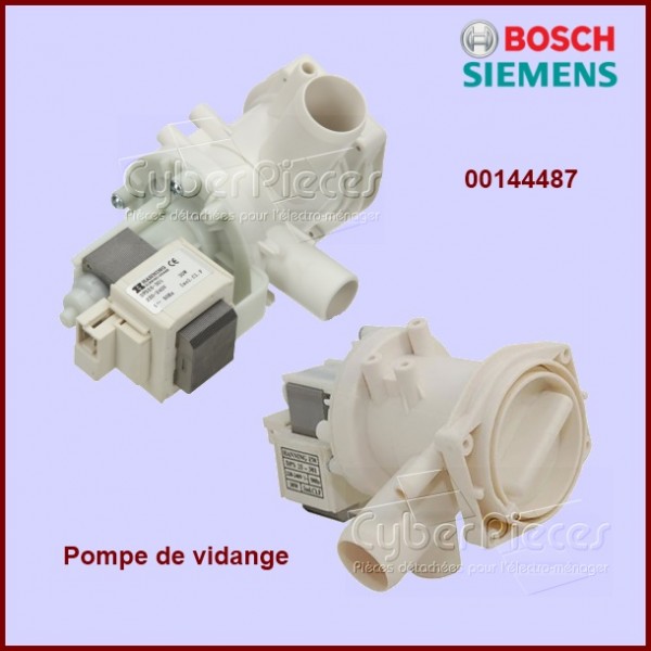 Pièces détachées lave linge Bosch - Pompe de vidange lave Bosch 00144487  Siemens