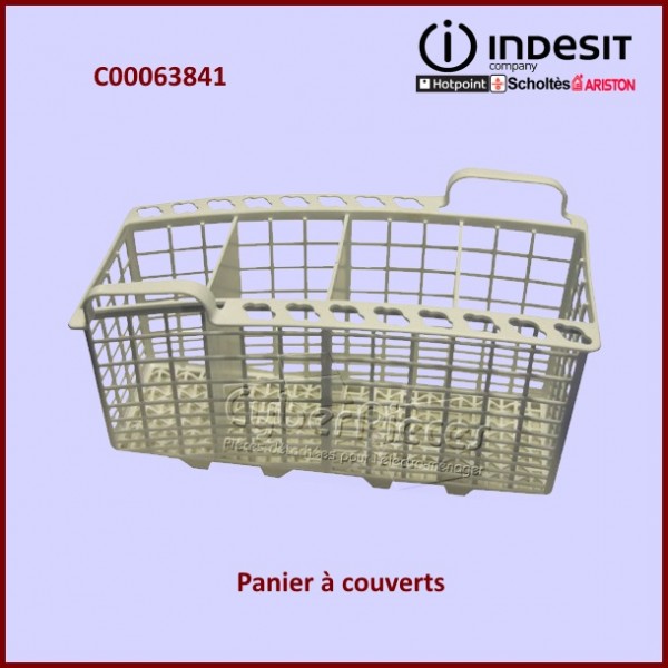 Ariston / Hotpoint / Indesit / Whirlpool Panier de lave-vaisselle pour  couverts Indesit C00257140