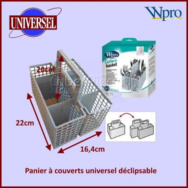 whirlpool - Panier a couverts universel pour lave vaisselle