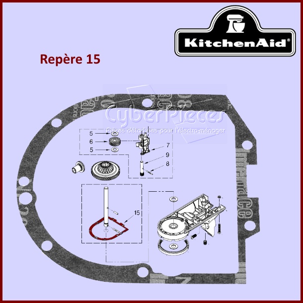 Joint du robot multifonctions Kitchenaid 4162324