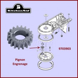 Pignon - Engrenage Kitchenaid 9703903 4161401 - Pièces robot pâtiss