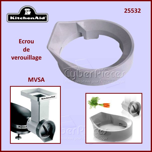 Anneau de verrouillage MVSA Kitchenaid 25532