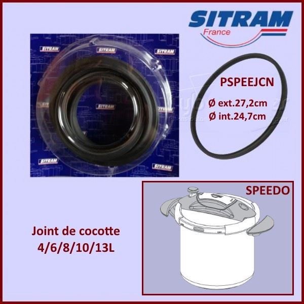 Joint 6-8-10L diametre 253mm X1010003 pour Auto cuiseur, SEB,TEFAL