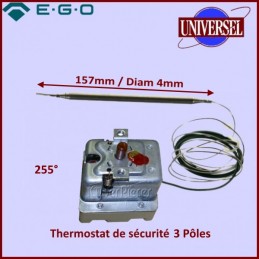 Thermostat triphasé pour Friteuse pro 55.34035.080 - Pièces friteuse