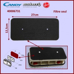 Candy CS4 H7A1DE-S Éponge de filtre pour sèche-linge - 40006731 -  Sparepartsmarkt