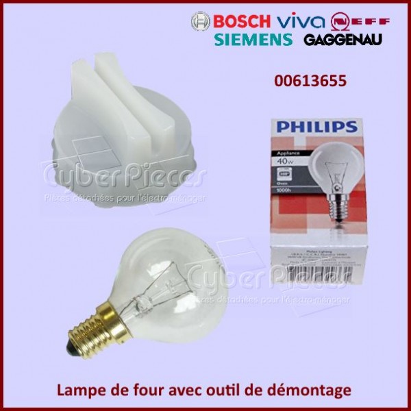 OSRAM Lampe spéciale four halogène G9 Special Oven T/Ampoule pour