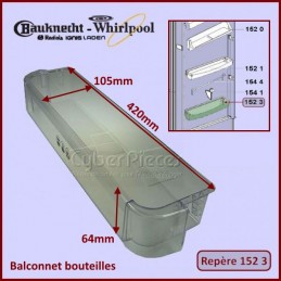 Balconnet bouteille pour réfrigérateur Whirlpool 481010665749