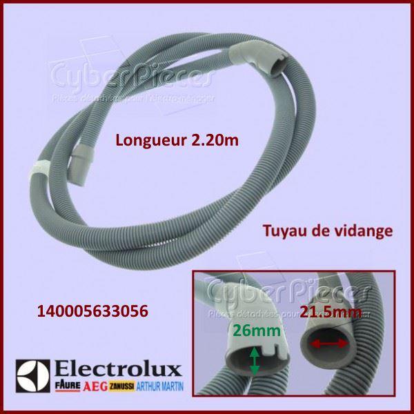 Tuyau de vidange 2.20m Electrolux 140005633064