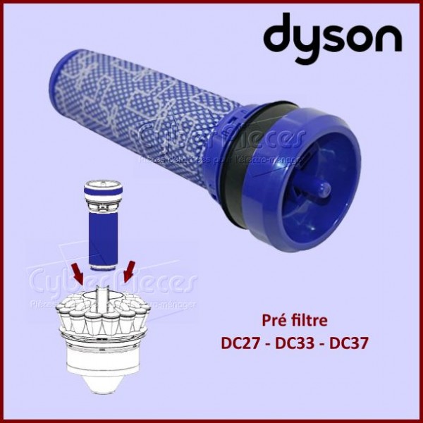 Filtre DYSON PRE FILTRE ASPIRATEUR DYSON DC28 - DC33C