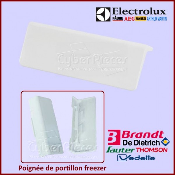 Poignee blanche e=132 2425193196 pour Refrigerateur Electrolux - Livraison  rapide - 6,10€