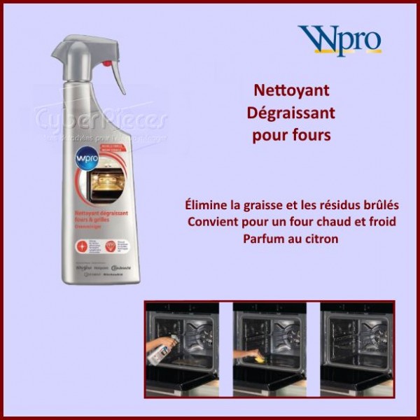 Nettoyant friteuse - spray (500 ml) - 484000008805 - WPRO - Pièces ménager  - Storeman