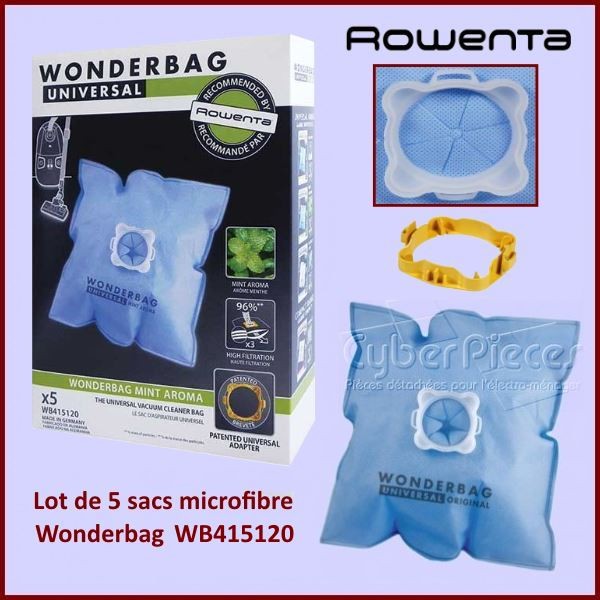 Rowenta Bags Microfibre Wonderbag Universal Mint Aroma