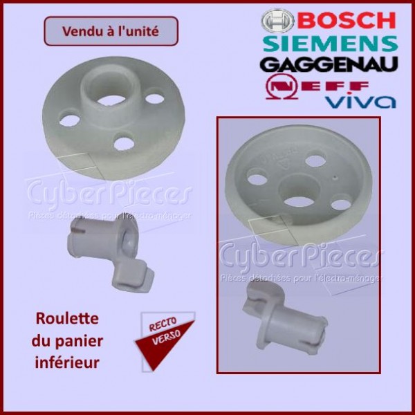 Roulette panier, Bosch lave-vaisselle (1 pièce inférieur)
