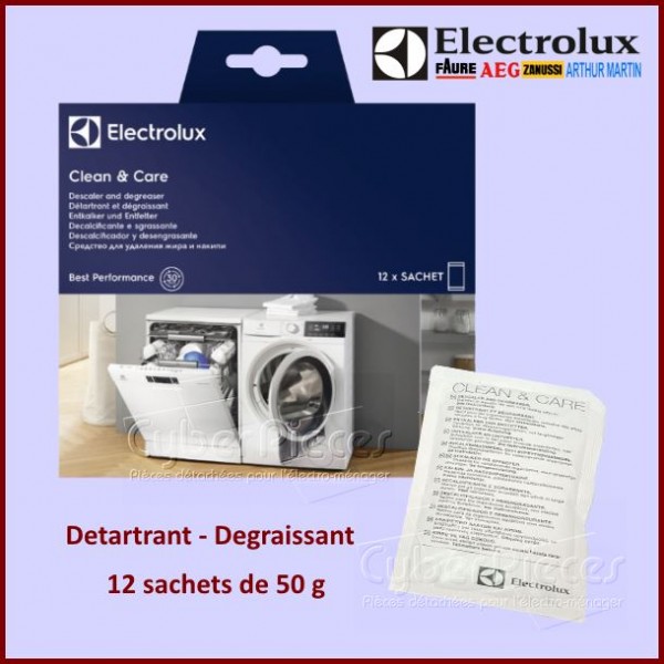 Detartrant - Degraissant lave-linge et vaisselle Electrolux - Pièc