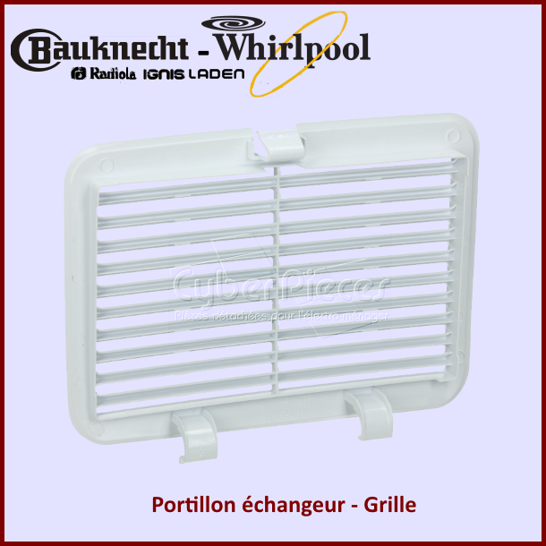 Portillon echangeur Whirlpool 480112101529