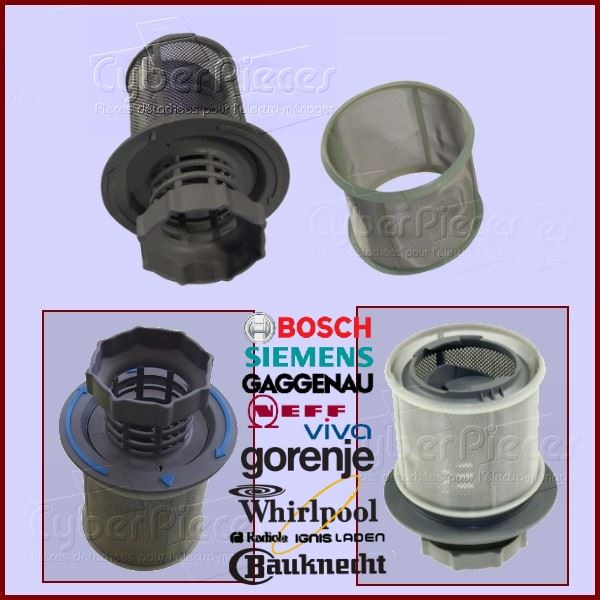 Filtre lave vaisselle Bosch Microfiltre lave-vaisselle, 10002494