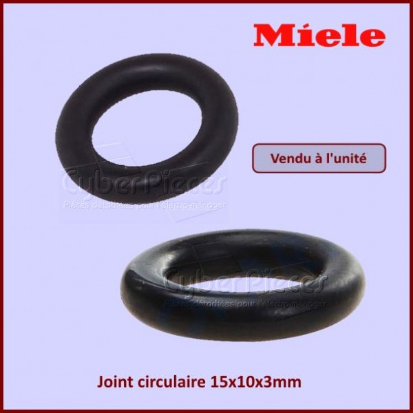Joint circulaire 15x10x3mm Miele 6185770 - Pièces lave-vaisselle