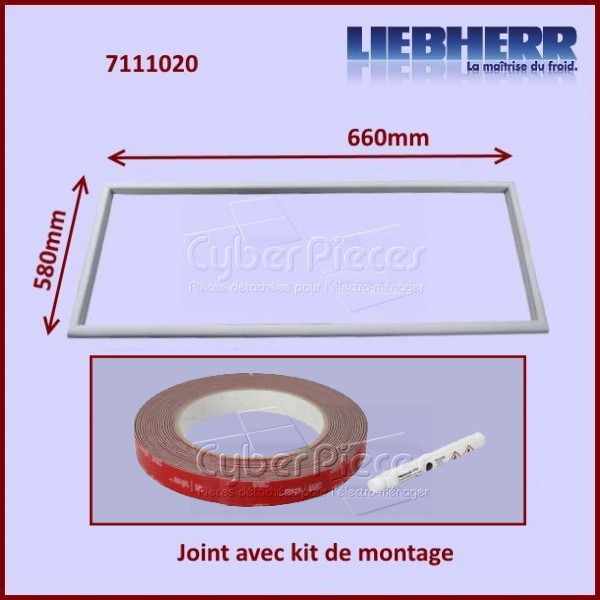 Liebherr kit de montage pour porte à glissière réfrigérateur 9086322