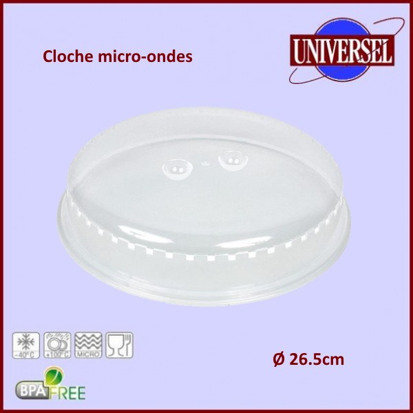 Cloche Micro-Ondes, Couvercle de Micro-Onde Plaque, Protection