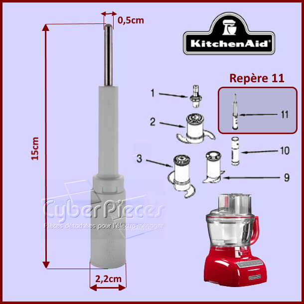 Adaptateur Kitchenaid W10461962