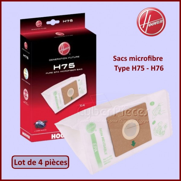 Lot De 12 Sacs D'Aspirateur En Microfibre + 12 Parfums Pour