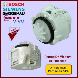 Couvercle pompe de vidange Bosch 00611322
