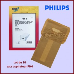 Lot de 10 sacs aspirateur PH4 - 000093K CYB-320757