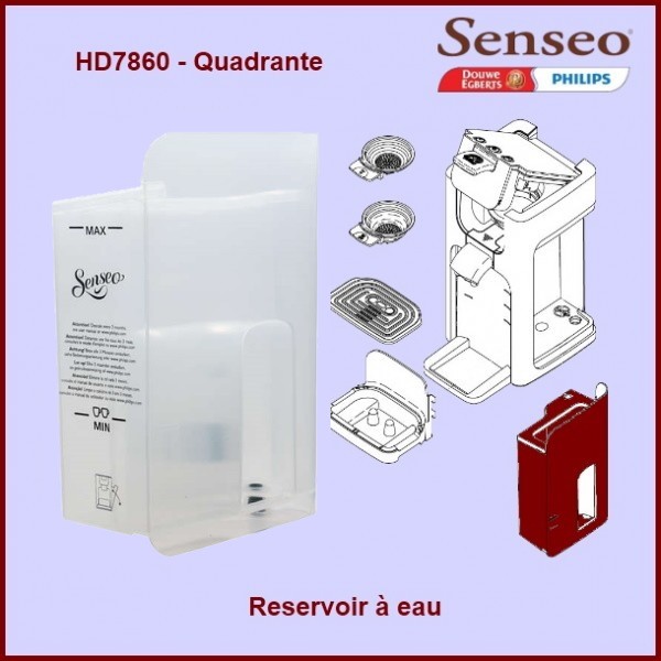Philips - Reservoir d'eau senseo - hd7863 / hd7864 b version - 422225956281