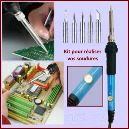 Fer à Souder Kit Fer à Souder Électrique Fer à Souder Électronique Kit de  Fer à Souder Électrique Soudage Soudure Étain Électronique - Cdiscount  Bricolage
