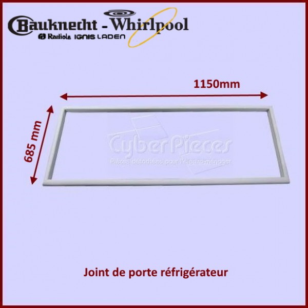 Whirlpool - Joint de porte réfrigerateur / congélateur - 481246668938 :  : Gros électroménager