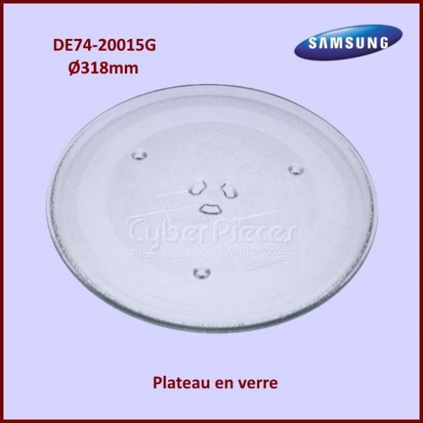Plaque de verre, plateau, plateau pour four à micro-ondes (micro-ondes)  Samsung D-255mm DE74