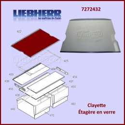 Clayette blanche pour Frigo Liebherr KU/KT/KS - LIEBHERR - Modèle