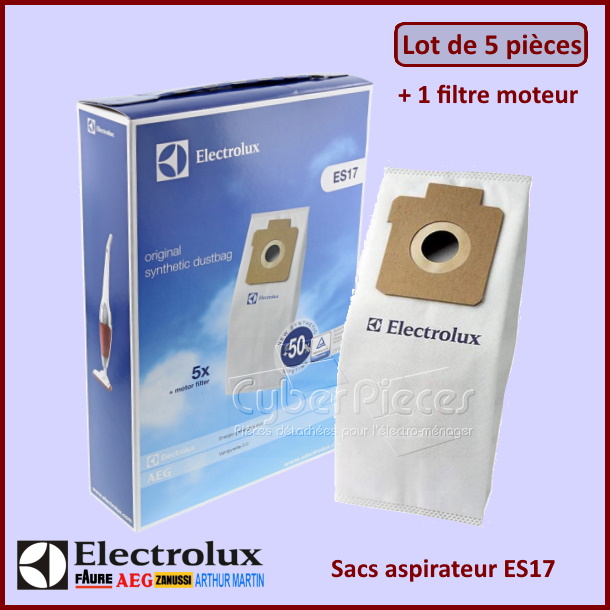 Lot de 5 Sacs aspirateur ENERGICA ES17 9002563394