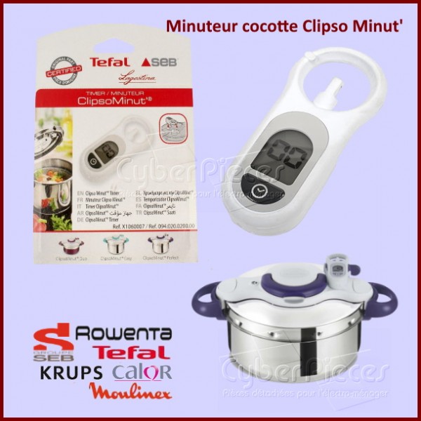 Minuteur CLIPSO+ Cocotte-minute X1060005 SEB - 195286 - Achat & prix