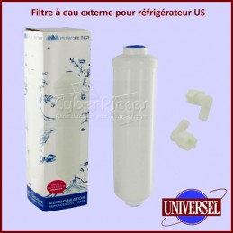 Lot de 2 filtres USC 100 - Filtre pour frigo américain Wpro