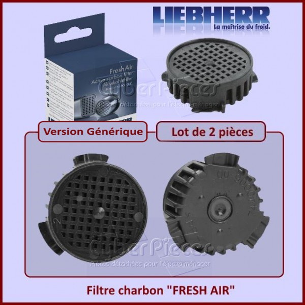 Filtre charbon fresh air combi - emb. 2pcs - 9881116 - LIEBHERR - Pièces  ménager - Storeman