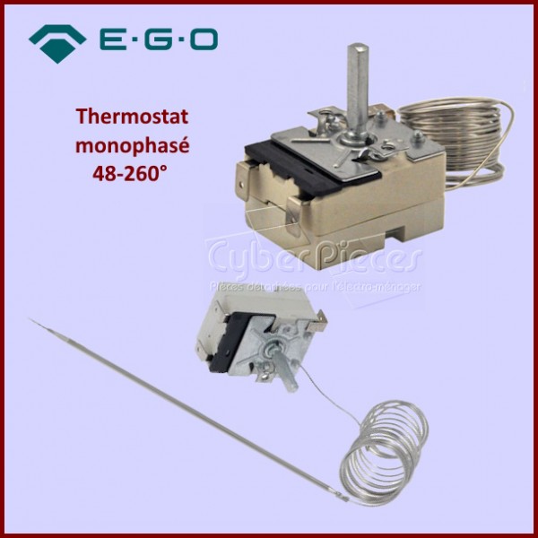 Thermostat monophasé 48-260° Ego 5513059170 CYB-144964