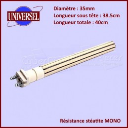 Résistance chauffe-eau stéatite 2000W - MONO - Diam 35mm CYB-158671