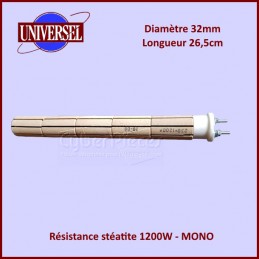Résistance stéatite 1200W - MONO - Diam 32mm CYB-233361