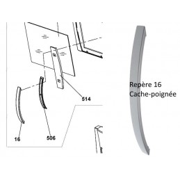 Cache poignée repère 16