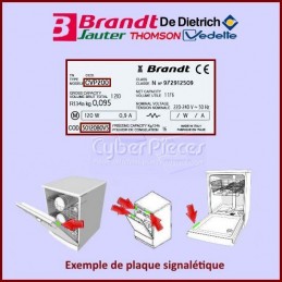 Carte electronique Brandt 31X8473 CYB-228428