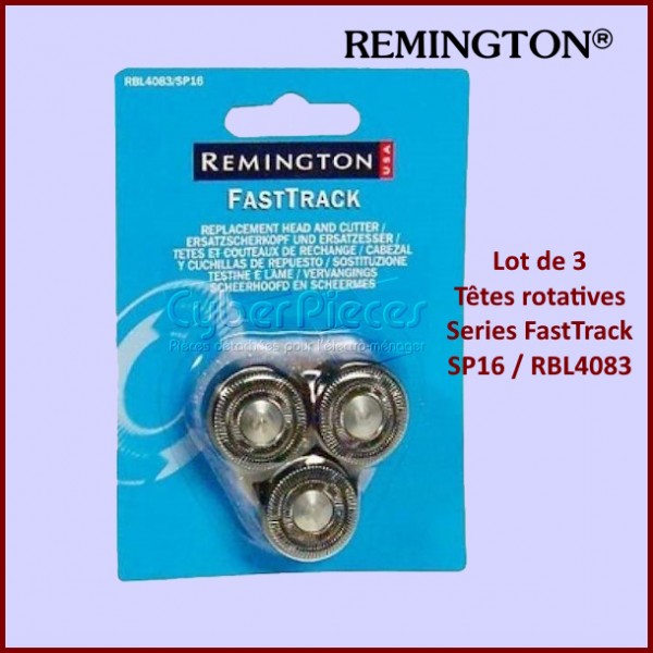 Lot de 3 Têtes rotatives Remington SP16 / RBL4083 CYB-412162