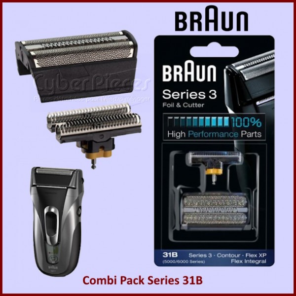 Tête et couteau de rasoir 31S - 31B Braun CYB-035774