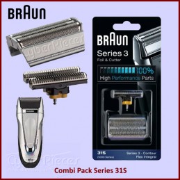 Tête et couteau de rasoir 31S - 31B Braun CYB-035774